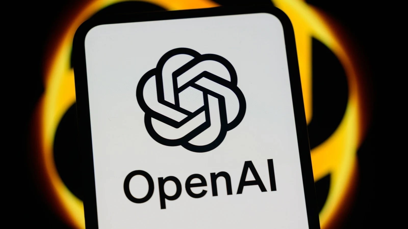 Illustration representing OpenAI's rumored ring-shaped smart speaker