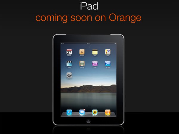 iPad on Orange