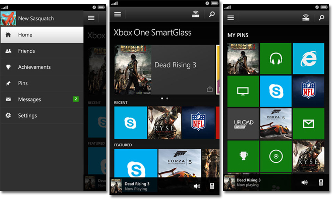 Xbox One smartglass ios