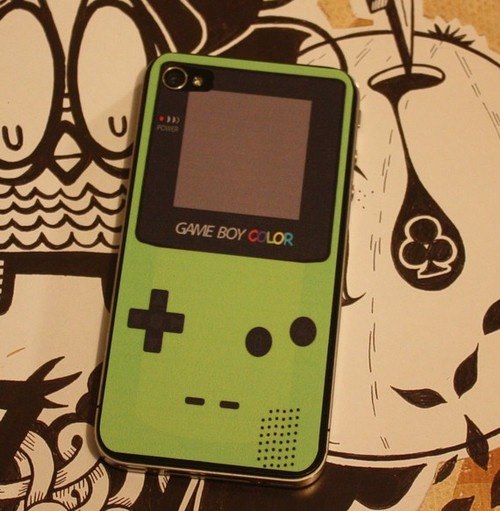 Gameboy iPhone 4 decal