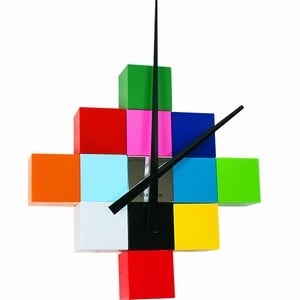 A Rubiks Cube-esque Wall Clock | Gear Live