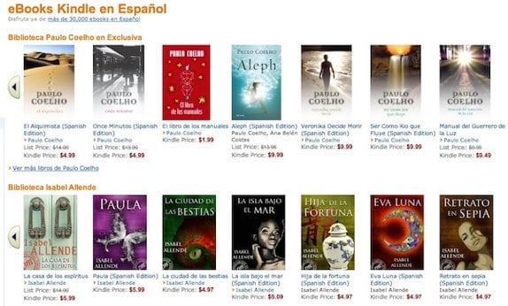 Spanish kindle store