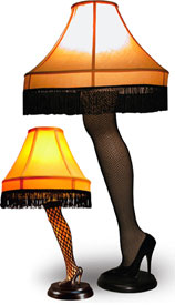 A Christmas Story Leg Lamps