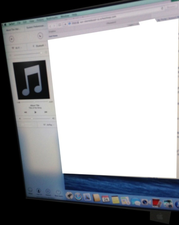 OS X 10.10 control center leak