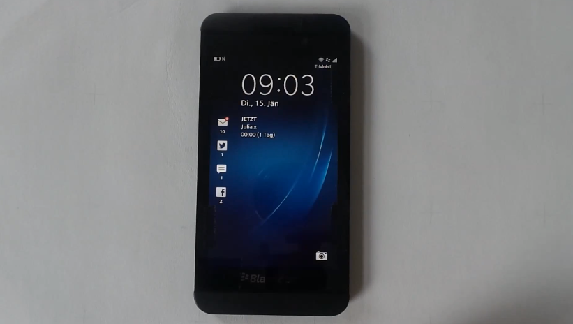 BlackBerry z10 leak