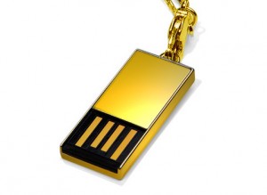 Super Talent 18-Carat Gold USB Drive