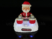 USB Drumming Santa