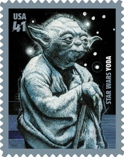 Yoda Postage Stamp