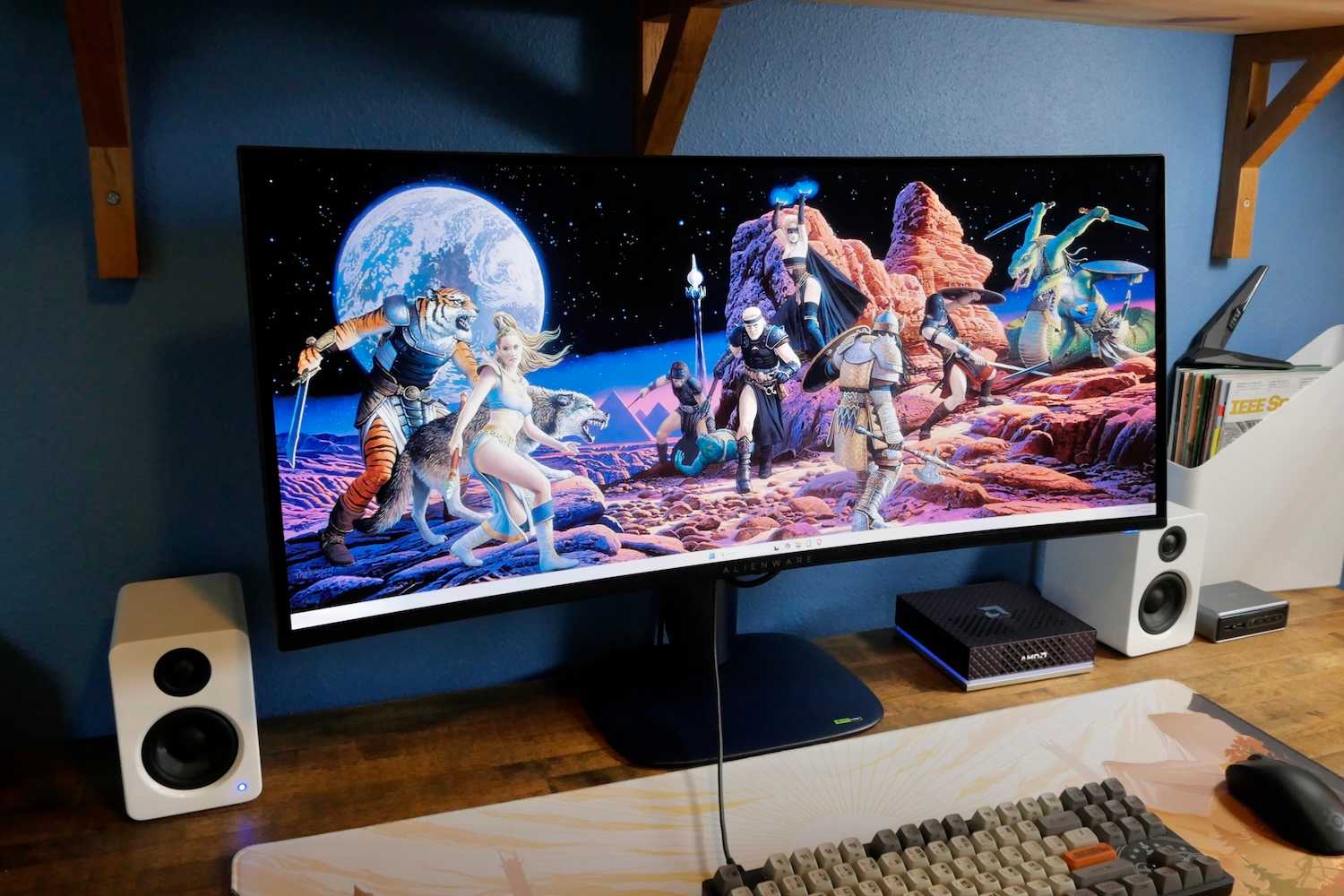 Alienware AW3426DW curved ultrawide QD-OLED gaming monitor