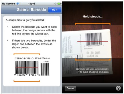 barcode scanning app for iphone