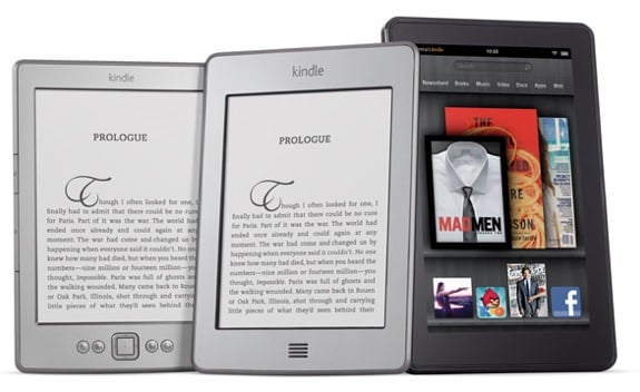 Amazon Kindle, Touch, Fire