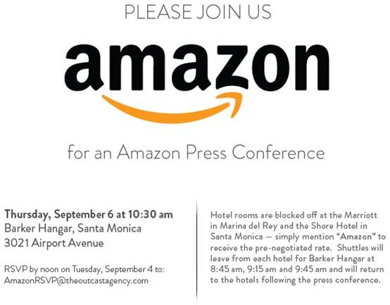 Amazon Kindle Event