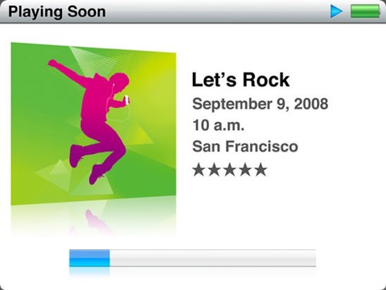 Apple Let's Rock iPod event