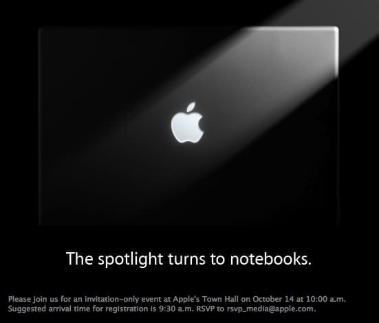 Apple Notebook Event