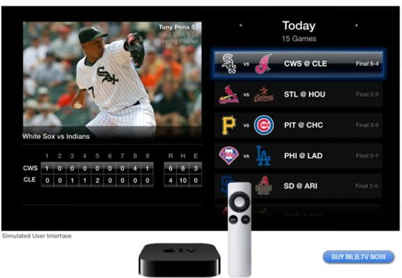 Apple TV MLB app