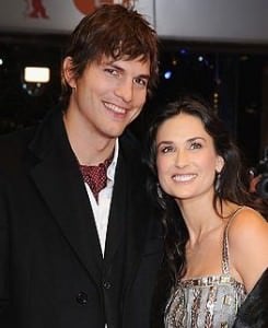 Ashton Kutcher and Demi Moore