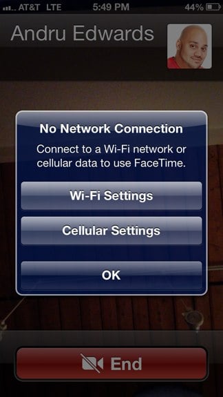 Facetime over cellular mobile shared and tiered plans  