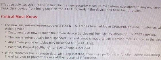 AT&T stolen database