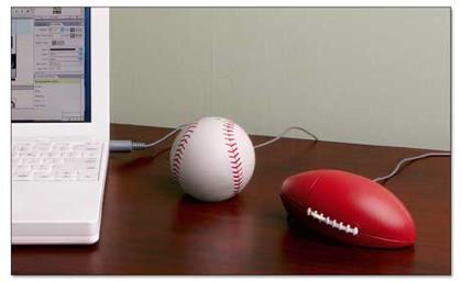 Baseball and Football Mouse