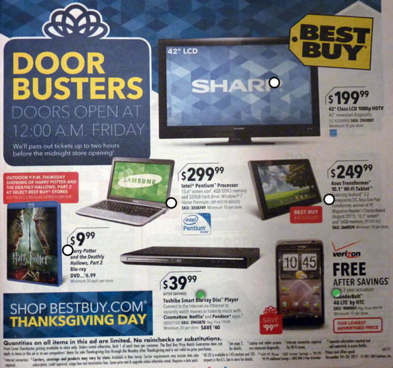 Best Buy Black Friday 2011 ad