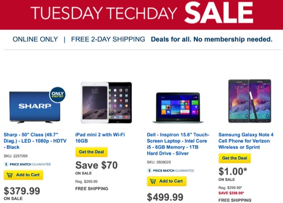 Best Buy Tuesday techday