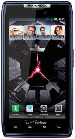 Motorola Droid RAZR Blue