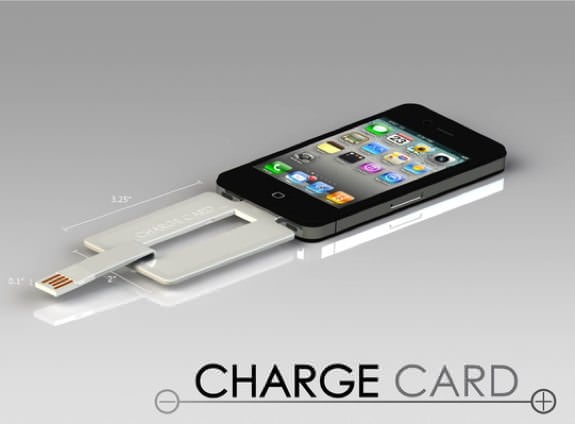 ChargeCard iPhone charger