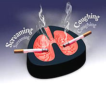 Coughing Ashtray