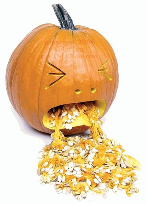 Barfing Pumpkin