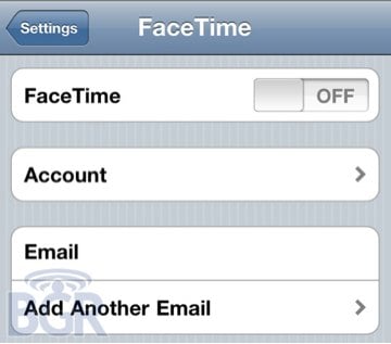 FaceTime email