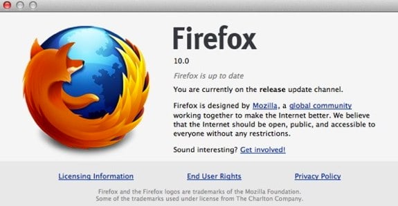 Firefox 10