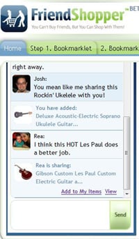 FriendShopper Screenshot