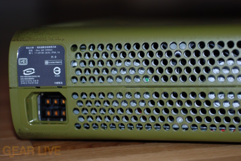 Xbox 360 Halo 3 Special Edition: Rear Grill