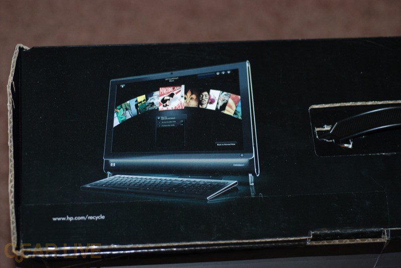 HP TouchSmart PC box graphic