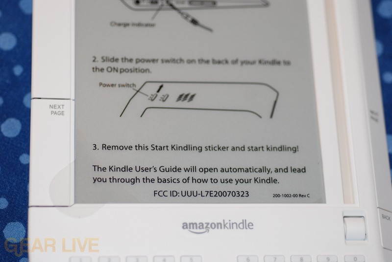 Bottom of Start Kindling sticker