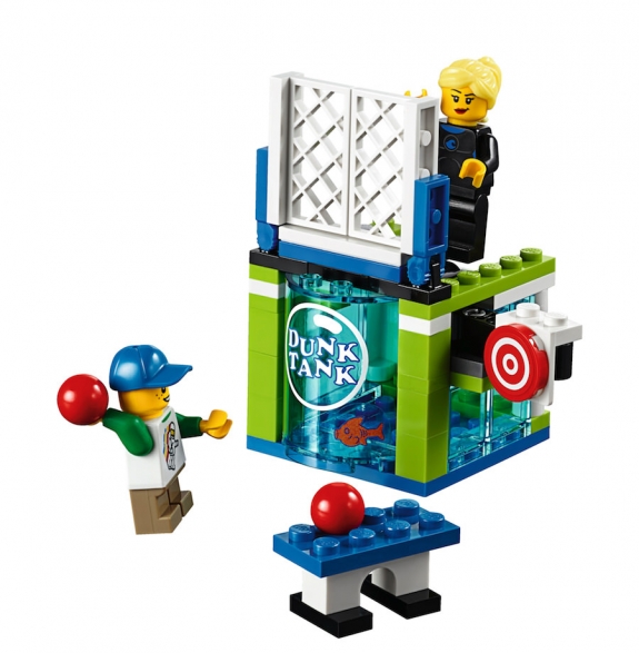 lego fairground mixer dunk tank