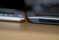 Nook and Kindle thickness compared