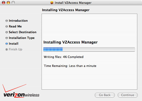 VZAccess Manager Installation - Verizon V640 Installation | Full Size ...