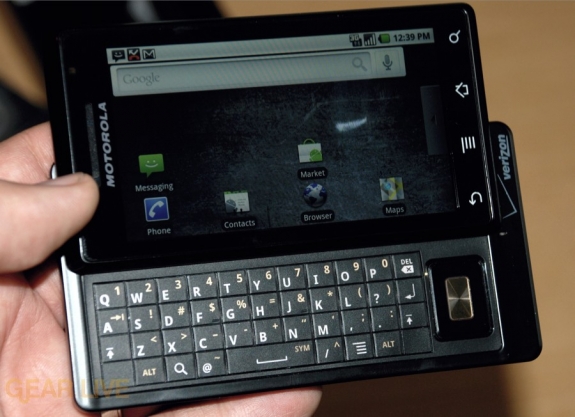 Motorola DROID QWERTY keyboard