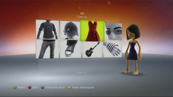 Xbox 360 Avatar Marketplace