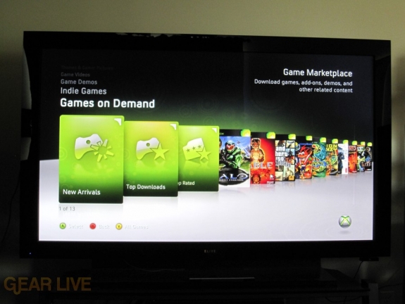 Xbox 360 Games on Demand