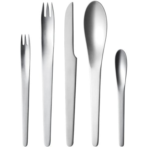 Georg Jensen Arne Jacobsen 5-piece Steel Cutlery Set