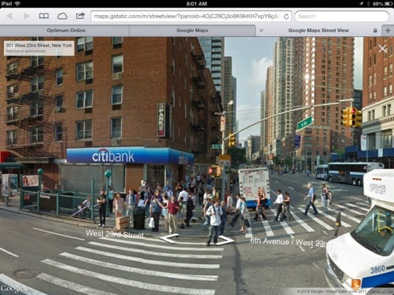 google live street view