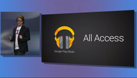 Google Play Music All Access music