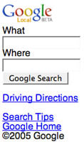 Google Local Mobile