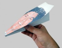 David Hasselhoff Paper Airplane