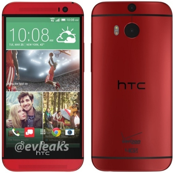 Red Verizon HTC One M8