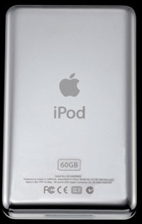 iPod from the back