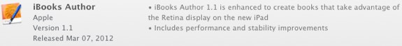 iBooks Author 1.1