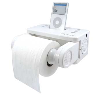 iCarta iPod Toilet Paper Dock